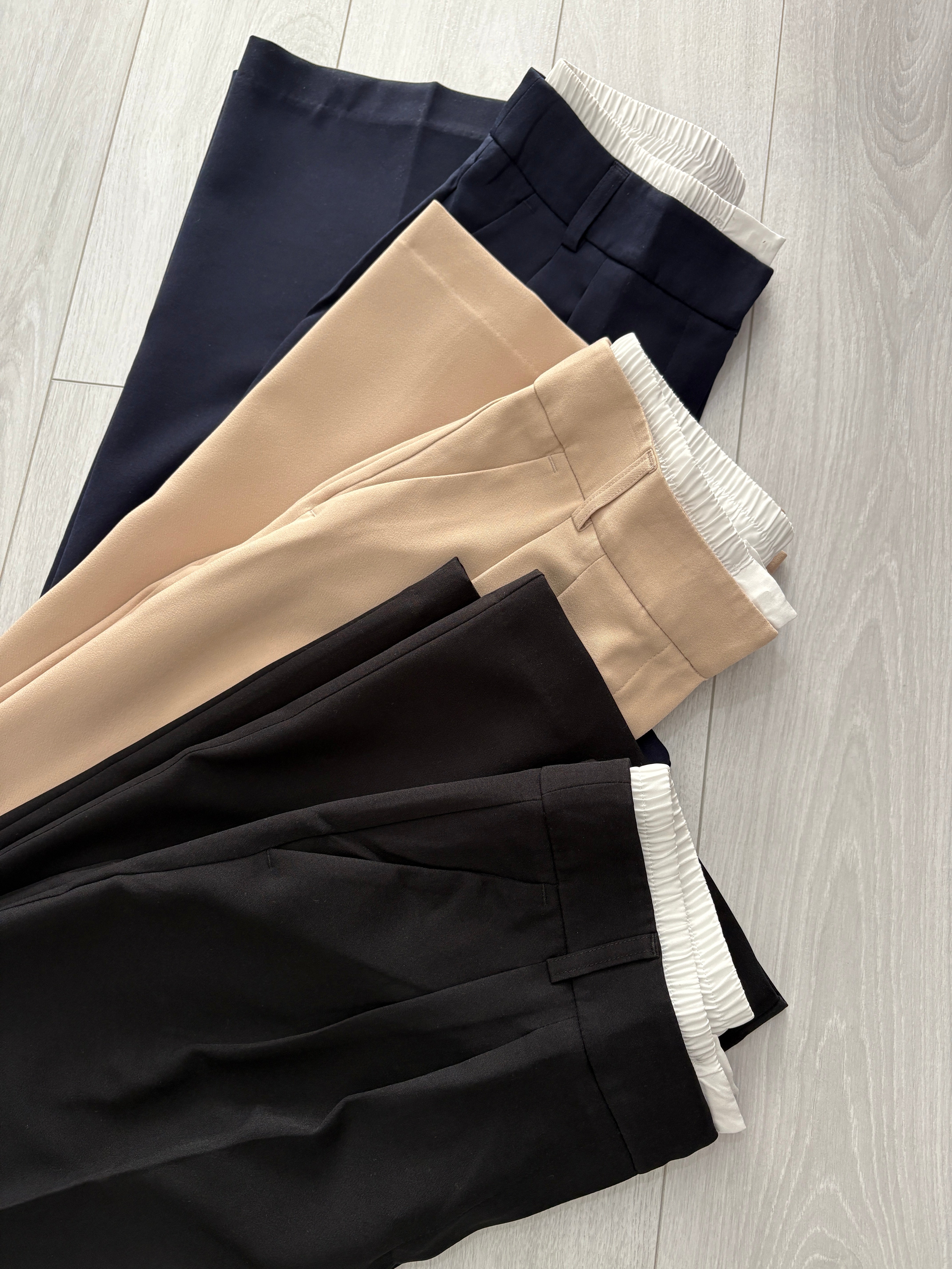 Bol Paça Pantolon Siyah